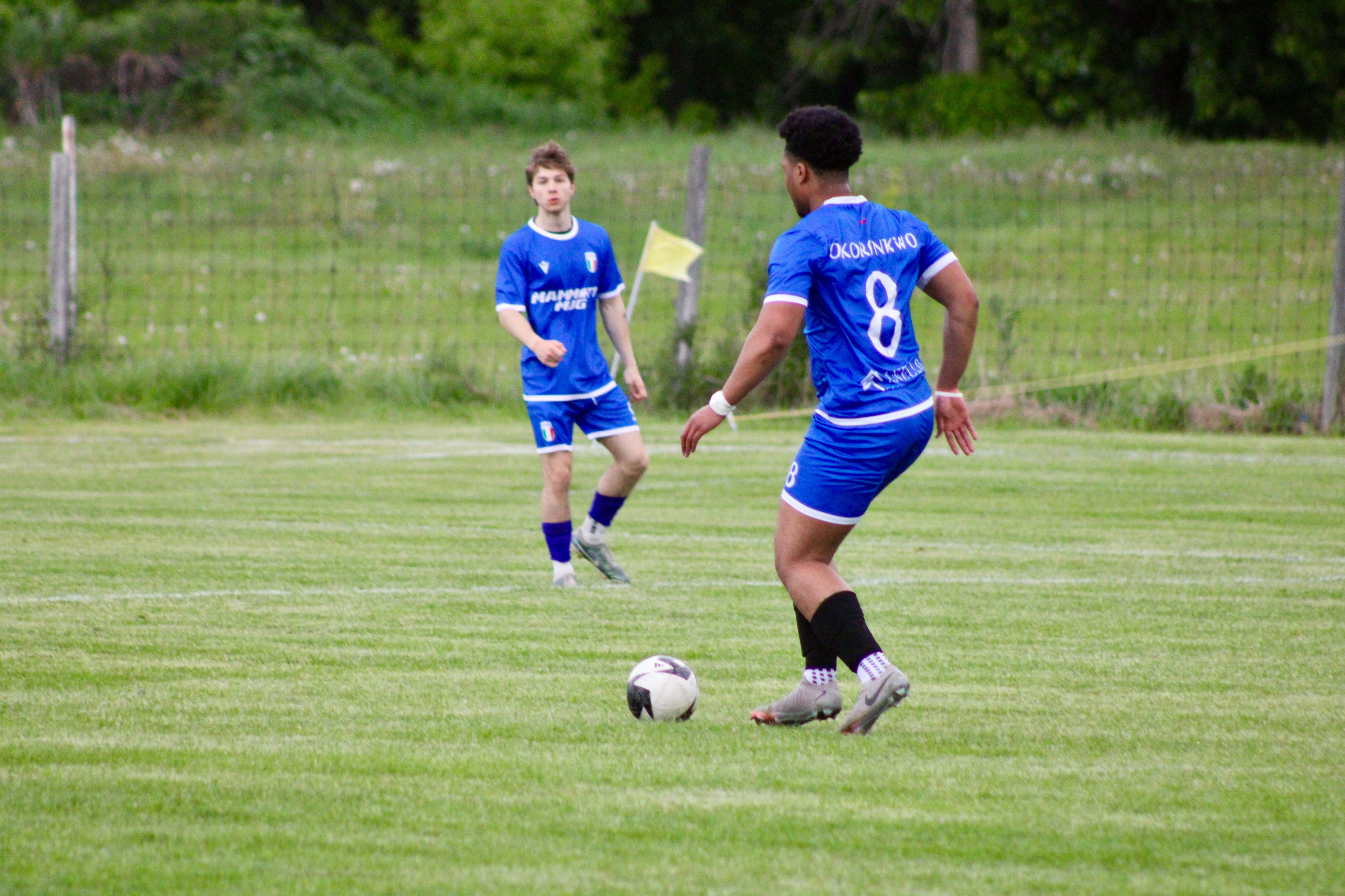Curinga FC player during outdoor match in 2025